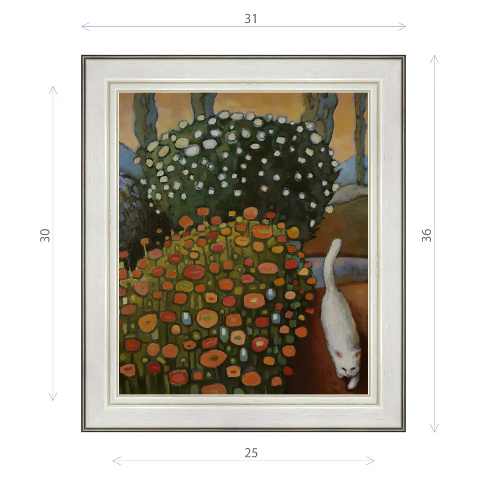 Фото Картина в раме Декор депо Константин Малютин "Василиса в саду" E20 36x31 см без стекла Фото Картина в раме Декор депо Константин Малютин "Василиса в саду" E20 36x31 см без стекла