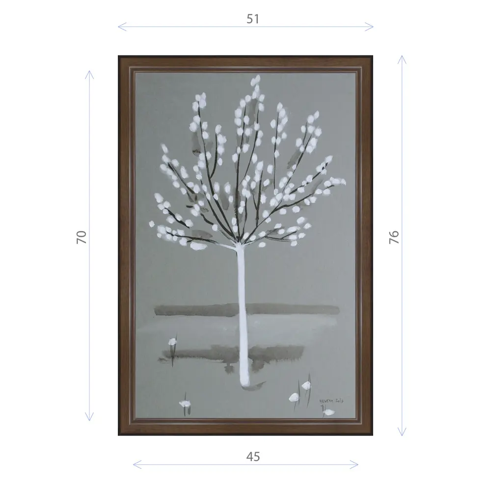 Фото Картина в раме Декор депо Константин Малютин "Слива" E21 76x51 см без стекла