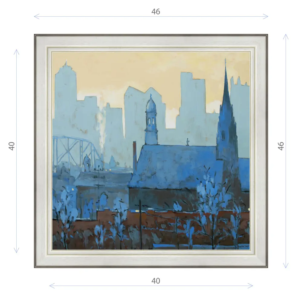 Фото Картина в раме Декор депо Константин Малютин "Питтсбург" E20 46x46 см без стекла