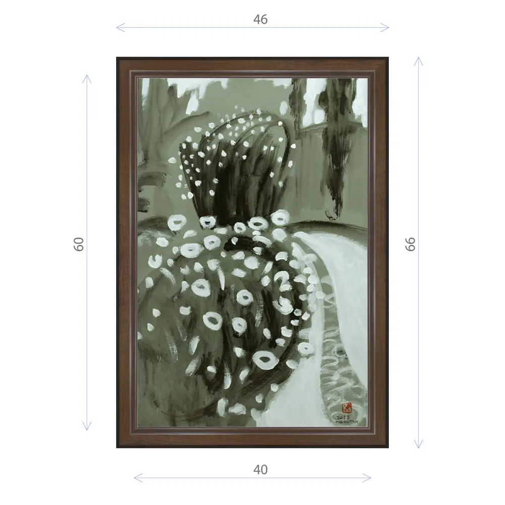 Фото Картина в раме Декор депо Константин Малютин "В саду" E21 66x46 см без стекла Фото Картина в раме Декор депо Константин Малютин "В саду" E21 66x46 см без стекла