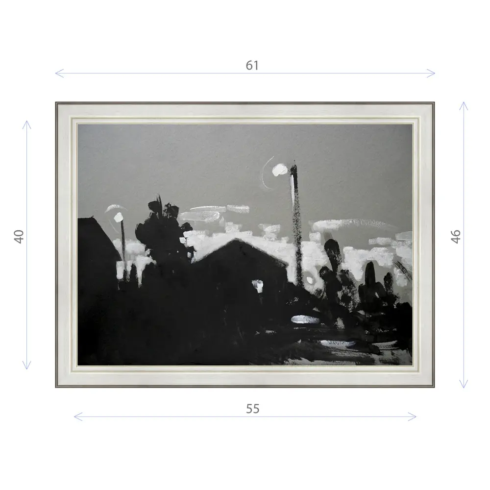 Фото Картина в раме Декор депо Константин Малютин "Сельский вечер" E20 46x61 см без стекла Фото Картина в раме Декор депо Константин Малютин "Сельский вечер" E20 46x61 см без стекла