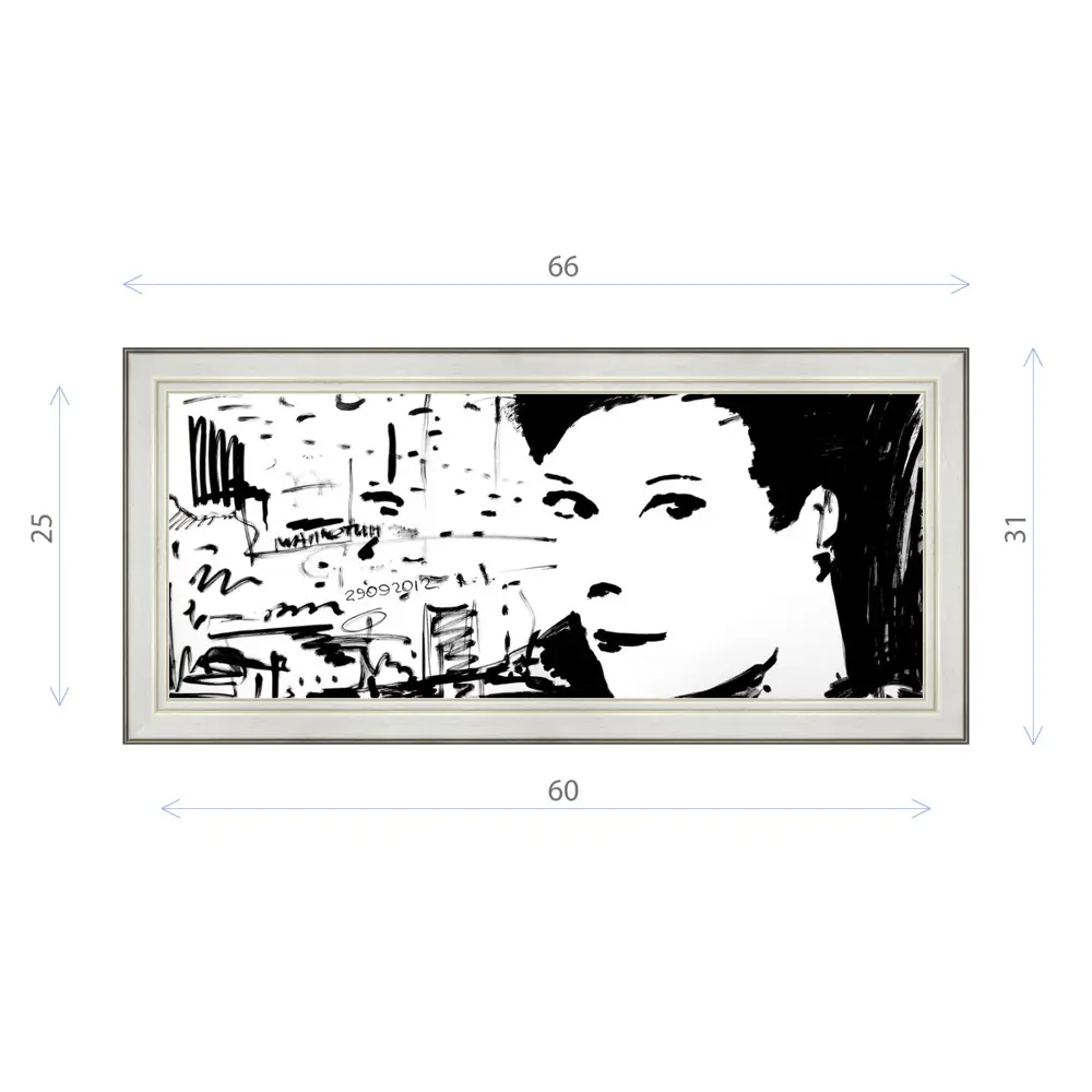 Фото Картина в раме Декор депо Константин Малютин "Портрет" E20 31x66 см без стекла Фото Картина в раме Декор депо Константин Малютин "Портрет" E20 31x66 см без стекла