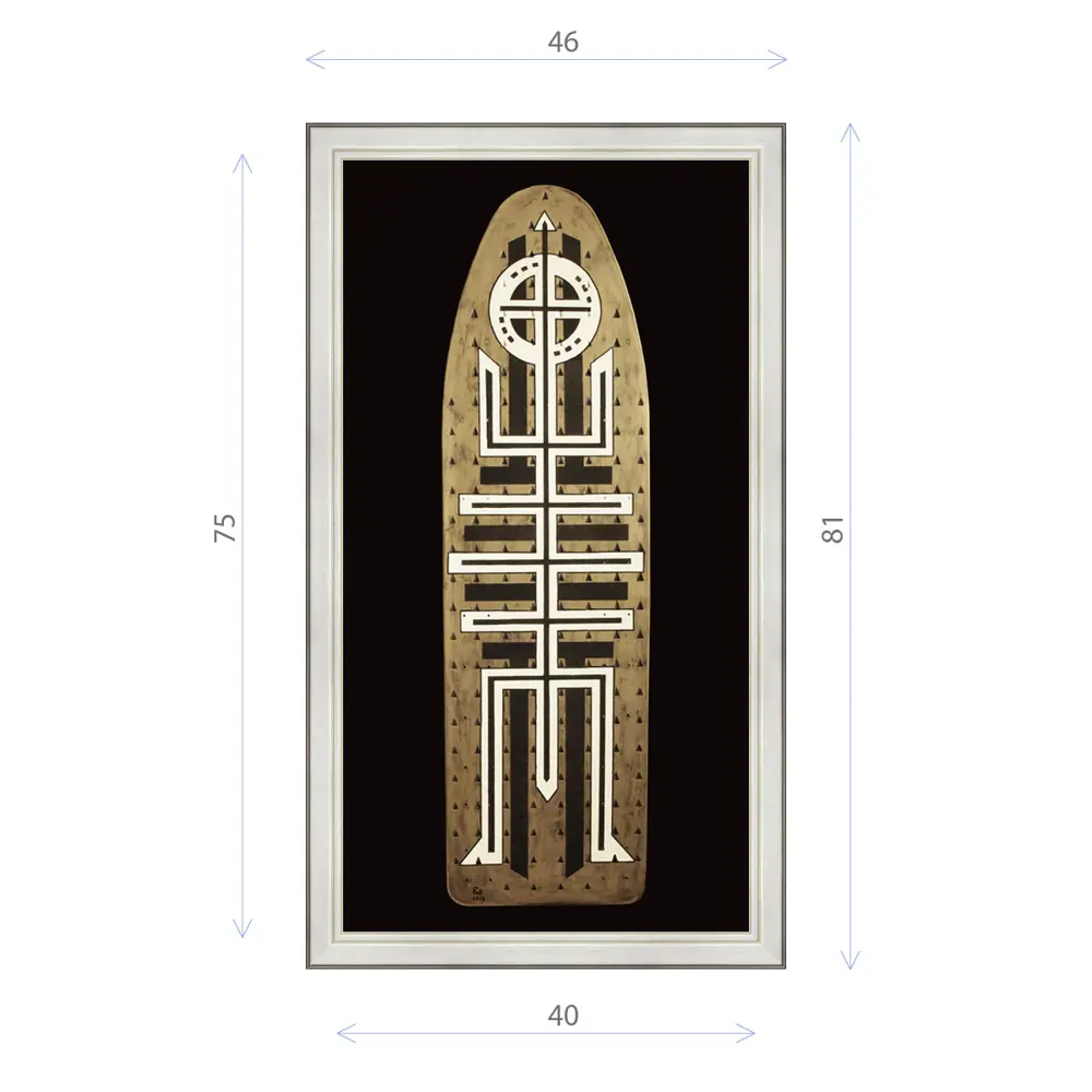 Фото Картина в раме Декор депо Константин Малютин "Тотем 2" E20 81x46 см без стекла Фото Картина в раме Декор депо Константин Малютин "Тотем 2" E20 81x46 см без стекла