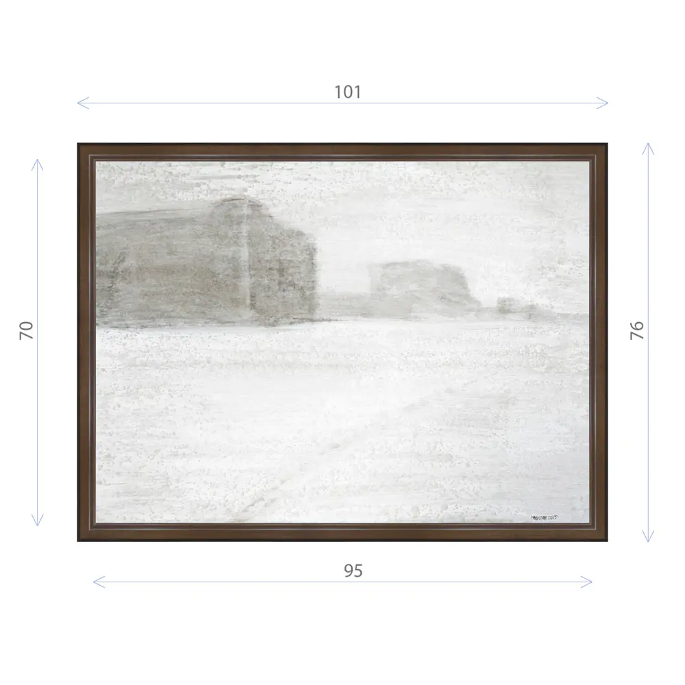 Фото Картина в раме Декор депо Константин Малютин "Метель" E21 76x101 см без стекла Фото Картина в раме Декор депо Константин Малютин "Метель" E21 76x101 см без стекла