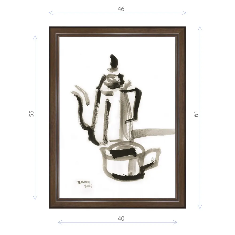 Фото Картина в раме Декор депо Константин Малютин "Чай" E21 61x46 см без стекла Фото Картина в раме Декор депо Константин Малютин "Чай" E21 61x46 см без стекла