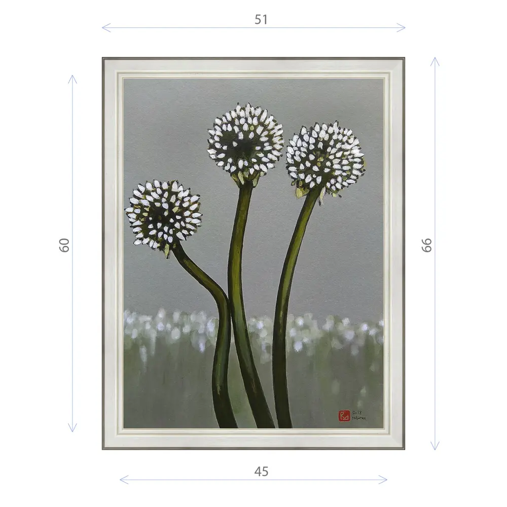 Фото Картина в раме Декор депо Константин Малютин "Цветы лука" E20 66x51 см без стекла Фото Картина в раме Декор депо Константин Малютин "Цветы лука" E20 66x51 см без стекла