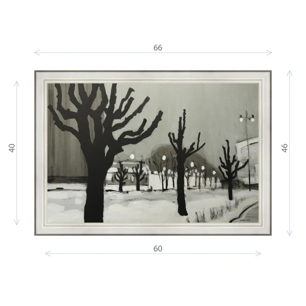 Фото Картина в раме Декор депо Константин Малютин "Зимний пейзаж ВДНХ" E20 46x66 см без стекла Фото Картина в раме Декор депо Константин Малютин "Зимний пейзаж ВДНХ" E20 46x66 см без стекла