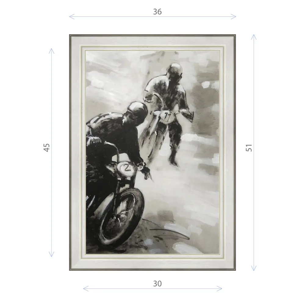 Фото Картина в раме Декор депо Константин Малютин "Мотокросс" E20 51x36 см без стекла Фото Картина в раме Декор депо Константин Малютин "Мотокросс" E20 51x36 см без стекла
