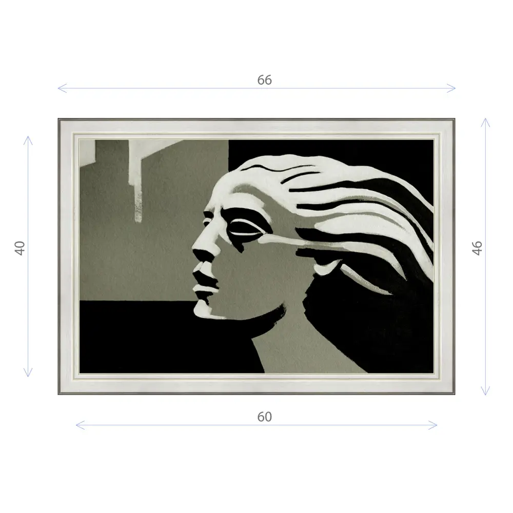 Фото Картина в раме Декор депо Константин Малютин "Колхозница без рабочего" E20 46x66 см без стекла Фото Картина в раме Декор депо Константин Малютин "Колхозница без рабочего" E20 46x66 см без стекла