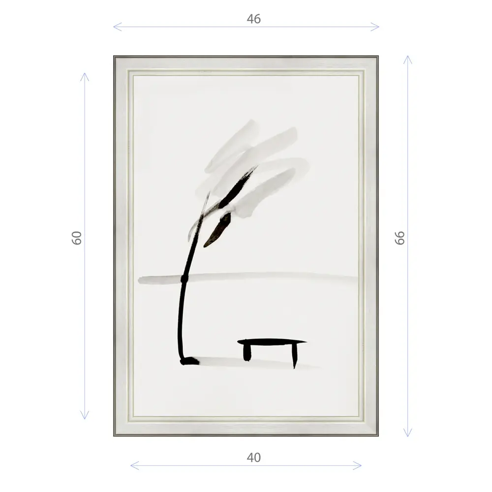 Фото Картина в раме Декор депо Константин Малютин "Скамейка 3" E20 66x46 см без стекла