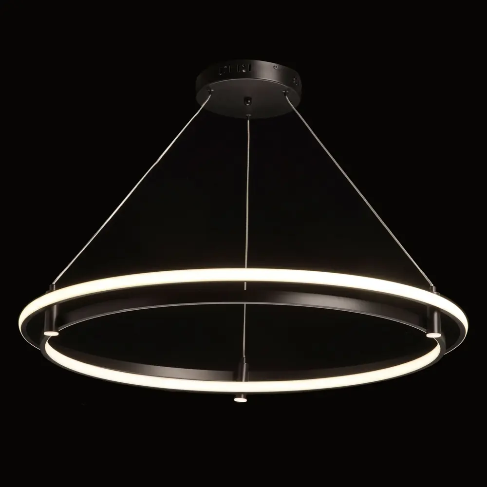 Фото 2 Люстра потолочная светодиодная Ральф De markt 208410576 с пультом управления 29 м² нейтральный белый свет цвет черный Фото 2 Люстра потолочная светодиодная Ральф De markt 208410576 с пультом управления 29 м² нейтральный белый свет цвет черный