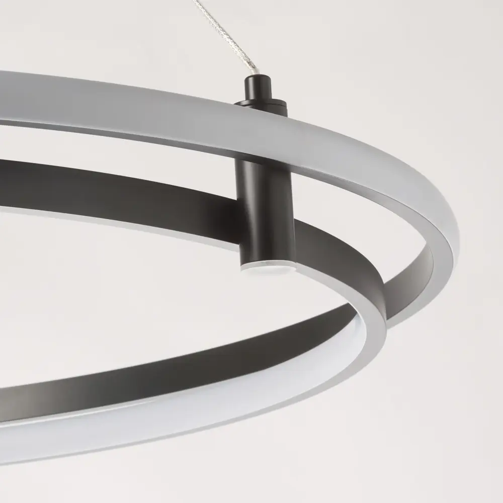 Фото 3 Люстра потолочная светодиодная Ральф De markt 208410576 с пультом управления 29 м² нейтральный белый свет цвет черный Фото 3 Люстра потолочная светодиодная Ральф De markt 208410576 с пультом управления 29 м² нейтральный белый свет цвет черный