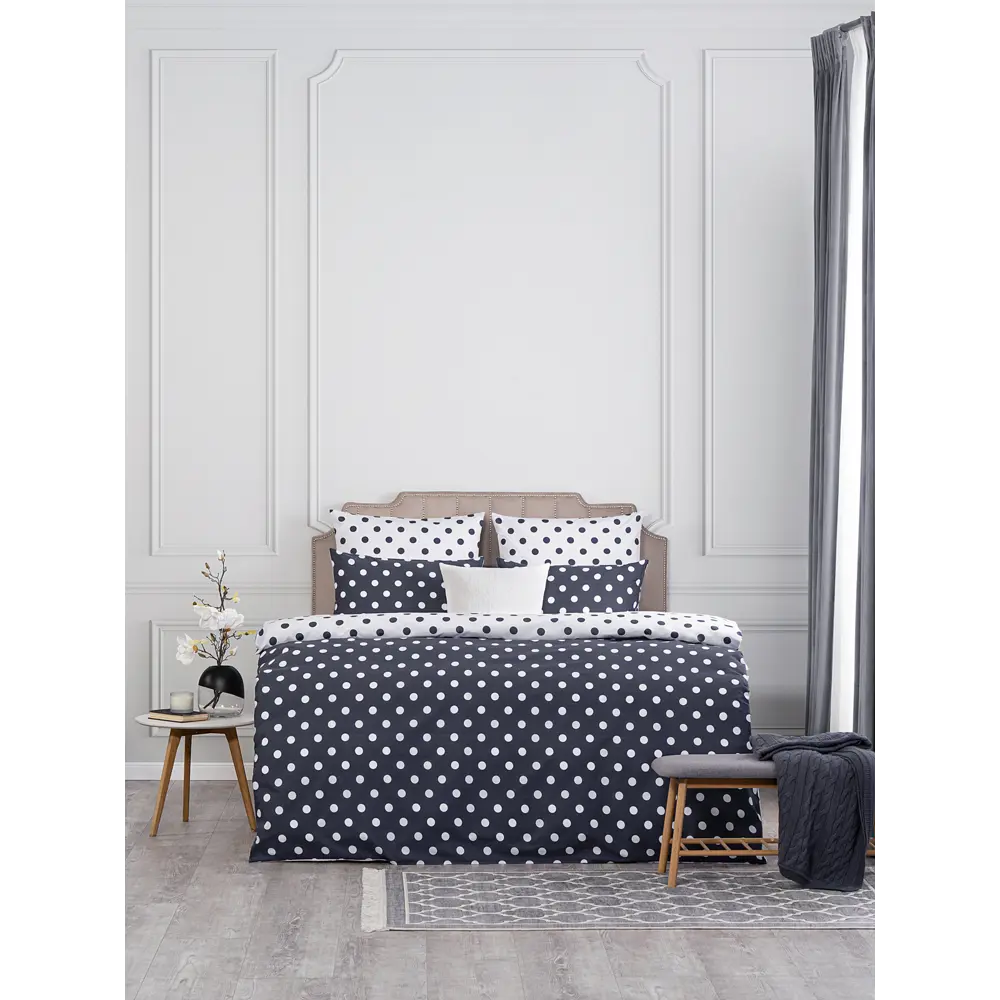 Фото 7 Комплект постельного белья Dome Фредерисия dme920248, двуспальный, перкаль, разноцветный