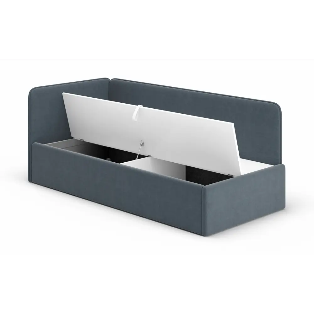 Фото 3 Кровать Romack Rafael 70x27.5x160 см ДСП цвет серый Фото 3 Кровать Romack Rafael 70x27.5x160 см ДСП цвет серый