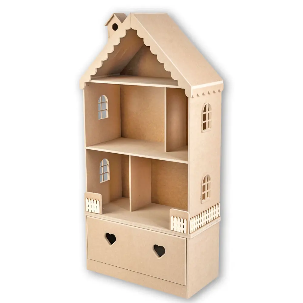 Фото Стеллаж Pema kids 62x125x30 см нагрузка до 5 кг МДФ цвет без покрытия