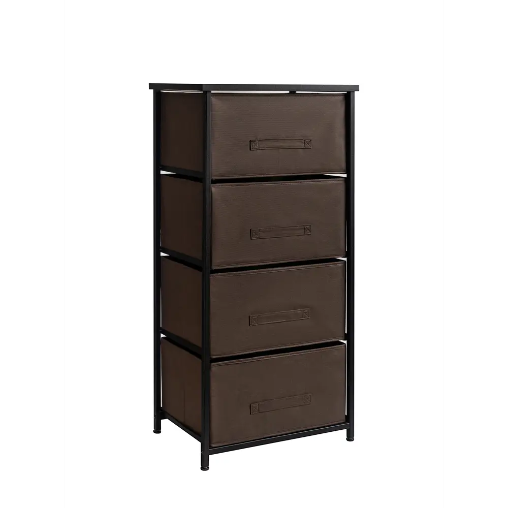 Фото 2 Комод Gemlux 950/4bk 4 ящика 45x30x95 см металл цвет коричневый Фото 2 Комод Gemlux 950/4bk 4 ящика 45x30x95 см металл цвет коричневый