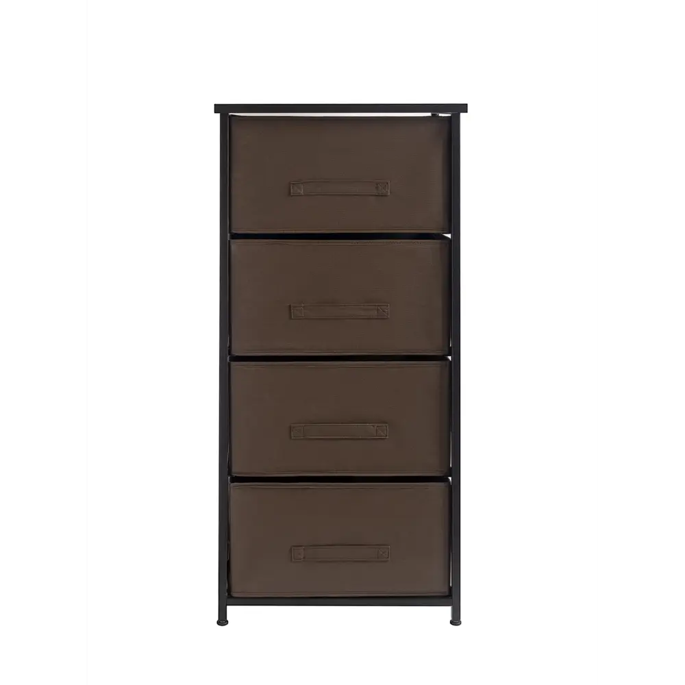 Фото Комод Gemlux 950/4bk 4 ящика 45x30x95 см металл цвет коричневый Фото Комод Gemlux 950/4bk 4 ящика 45x30x95 см металл цвет коричневый