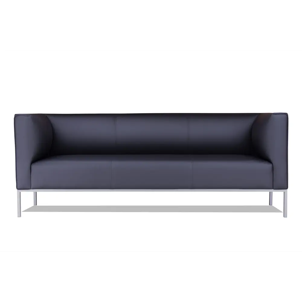 Фото Диван Ramart design Эриче 200x73x75 см искусственная кожа цвет черный Фото Диван Ramart design Эриче 200x73x75 см искусственная кожа цвет черный