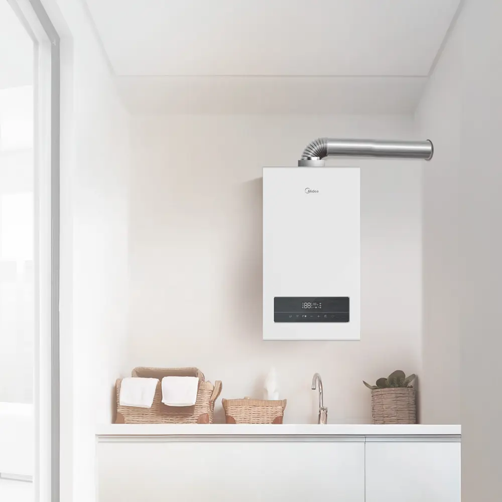 Фото 7 Газовый котел конвекционный 13 кВт Midea MGB-13-2F двухконтурный настенный Фото 7 Газовый котел конвекционный 13 кВт Midea MGB-13-2F двухконтурный настенный