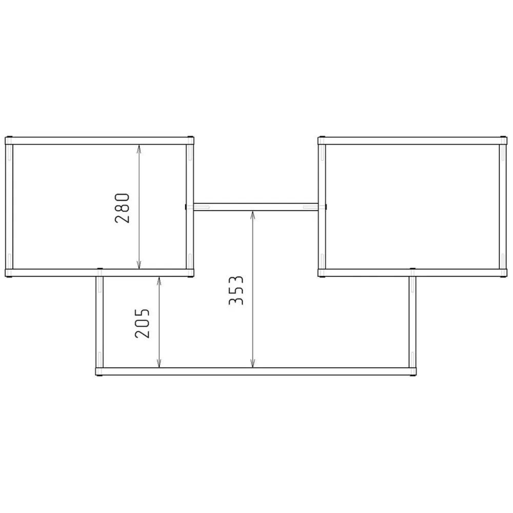 Фото 2 Настенная полка Клик мебель 113x21 см ЛДСП цвет белый Фото 2 Настенная полка Клик мебель 113x21 см ЛДСП цвет белый