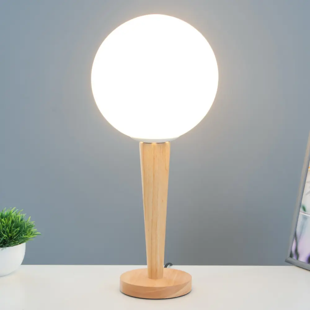 Фото 2 Настольная лампа RISALUX LN550 цвет коричневый Фото 2 Настольная лампа RISALUX LN550 цвет коричневый