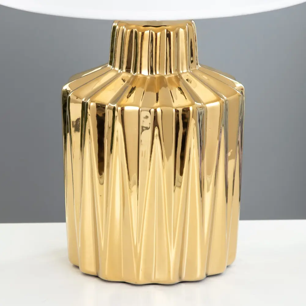 Фото 6 Настольная лампа RISALUX LN543 цвет жёлтый золотой Фото 6 Настольная лампа RISALUX LN543 цвет жёлтый золотой