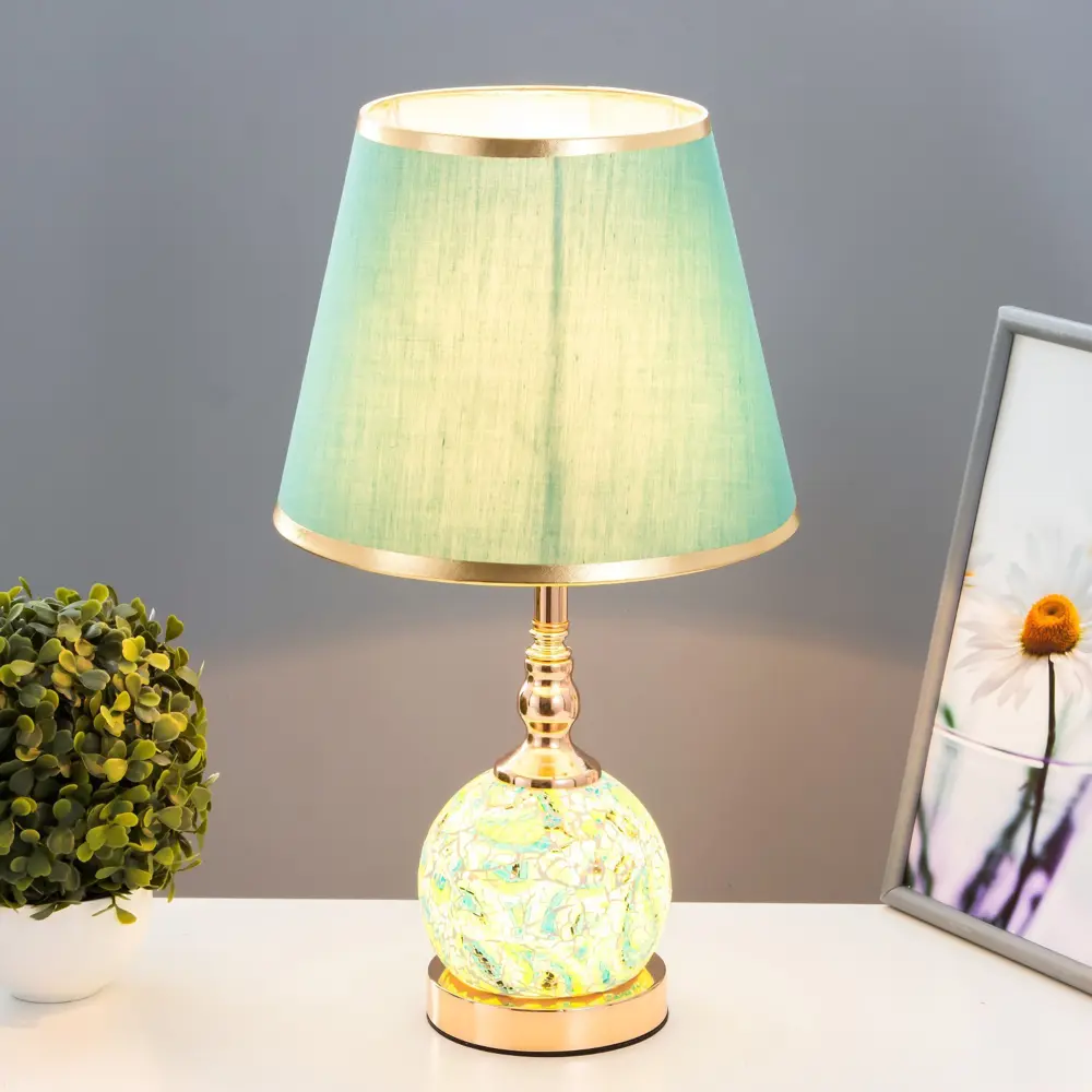 Фото 2 Настольная лампа RISALUX 64A-28237 цвет жёлтый золотой