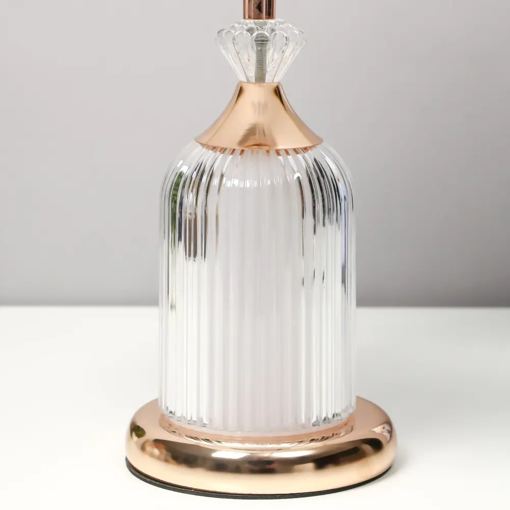 Фото 5 Настольная лампа RISALUX ES-027 цвет жёлтый золотой Фото 5 Настольная лампа RISALUX ES-027 цвет жёлтый золотой