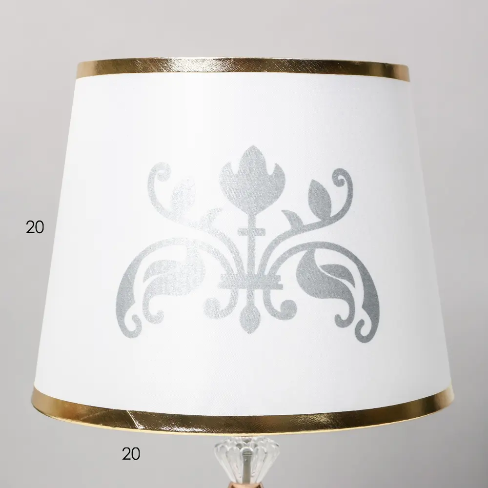 Фото 4 Настольная лампа RISALUX ES-027 цвет жёлтый золотой Фото 4 Настольная лампа RISALUX ES-027 цвет жёлтый золотой