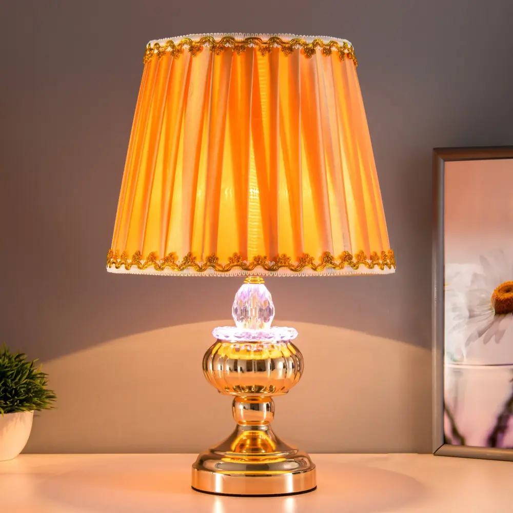 Фото 2 Настольная лампа Risalux мария е27 40вт 25x24x41 см gmv-0042 9623347 цвет жёлтый/золотой Фото 2 Настольная лампа Risalux мария е27 40вт 25x24x41 см gmv-0042 9623347 цвет жёлтый/золотой