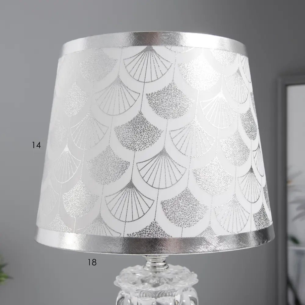 Фото 6 Настольная лампа Risalux Норд 9910491 цвет белый Фото 6 Настольная лампа Risalux Норд 9910491 цвет белый