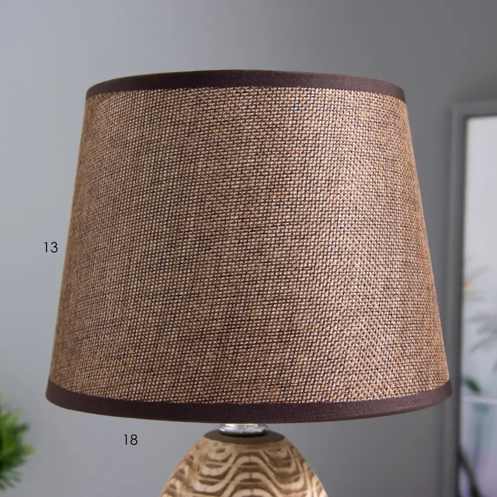 Фото 5 Настольная лампа Risalux 16720/1 9910500 цвет коричневый Фото 5 Настольная лампа Risalux 16720/1 9910500 цвет коричневый