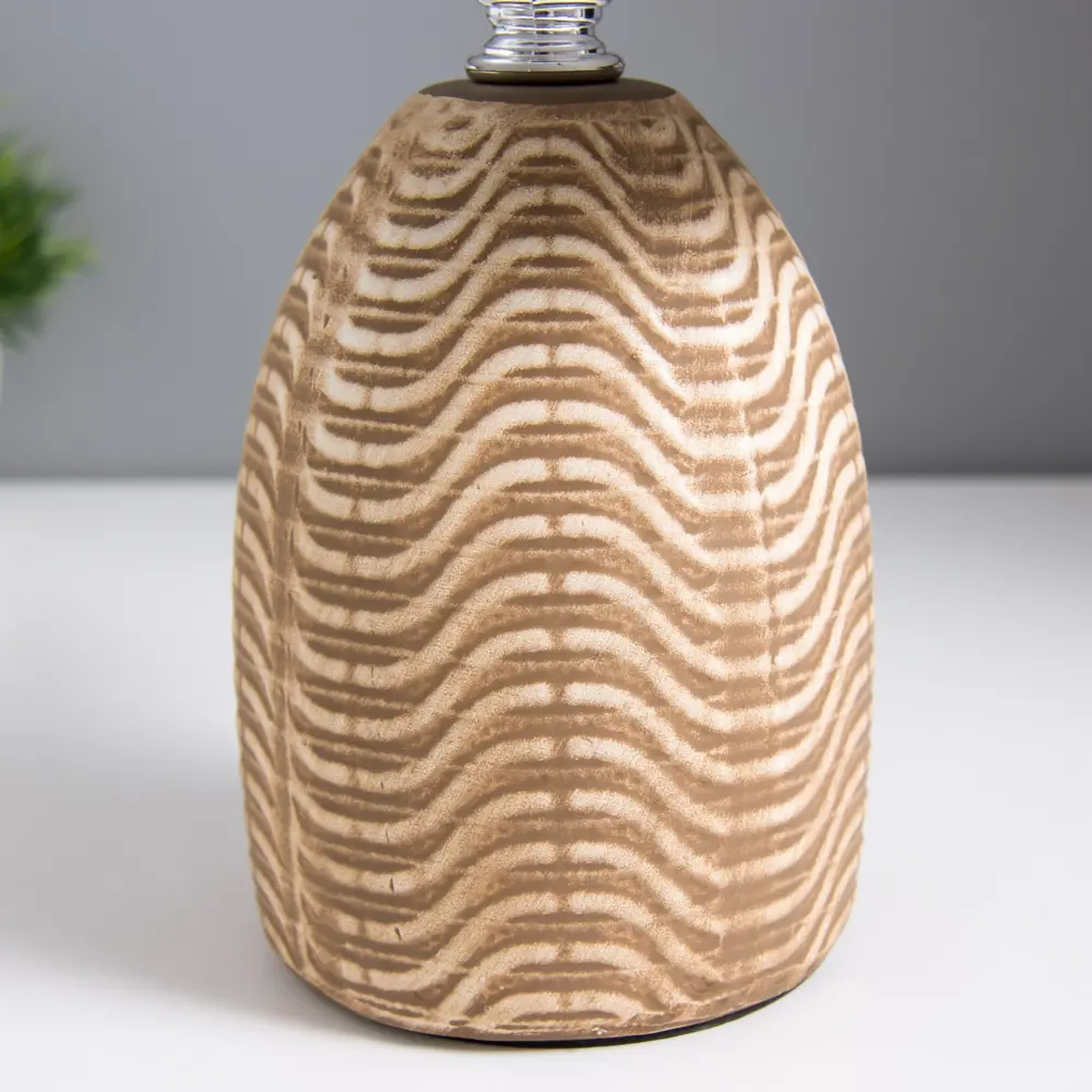 Фото 4 Настольная лампа Risalux 16720/1 9910500 цвет коричневый Фото 4 Настольная лампа Risalux 16720/1 9910500 цвет коричневый