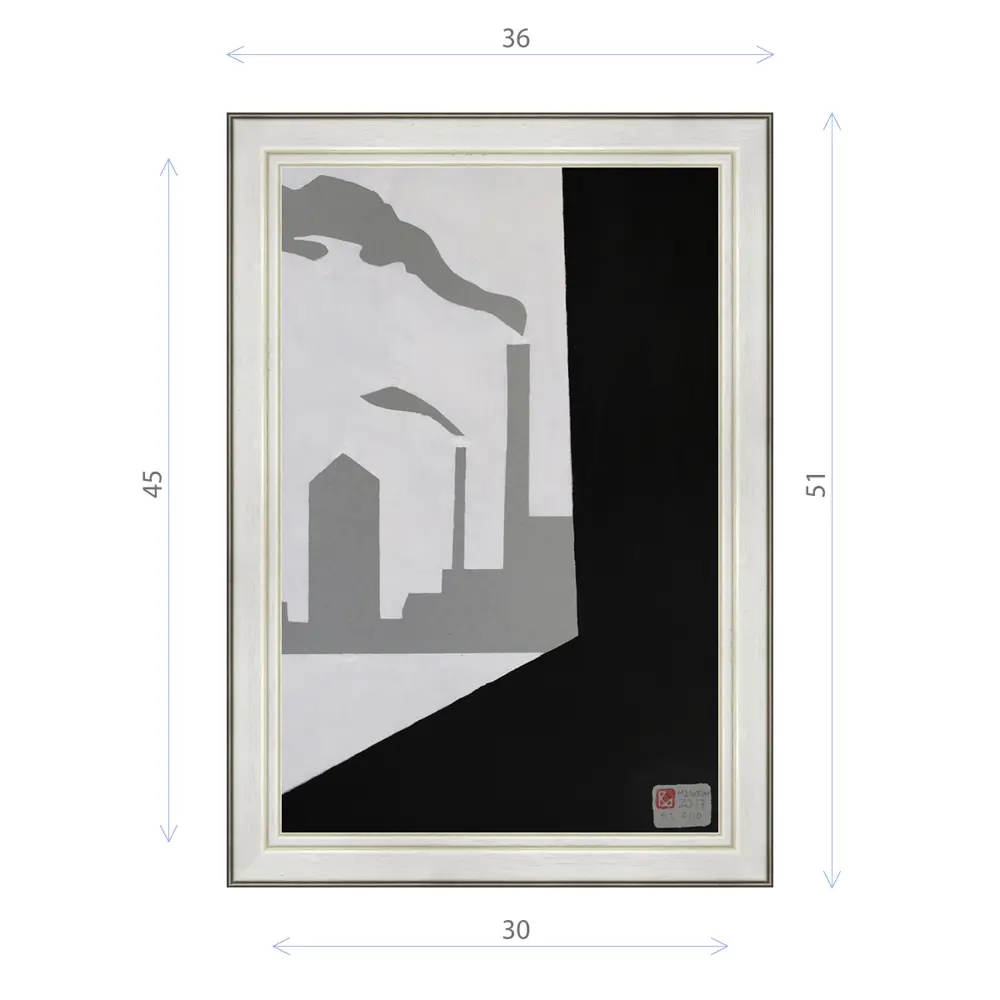 Фото Картина в раме Декор депо Константин Малютин "Завод 5" E20 51x36 см без стекла Фото Картина в раме Декор депо Константин Малютин "Завод 5" E20 51x36 см без стекла