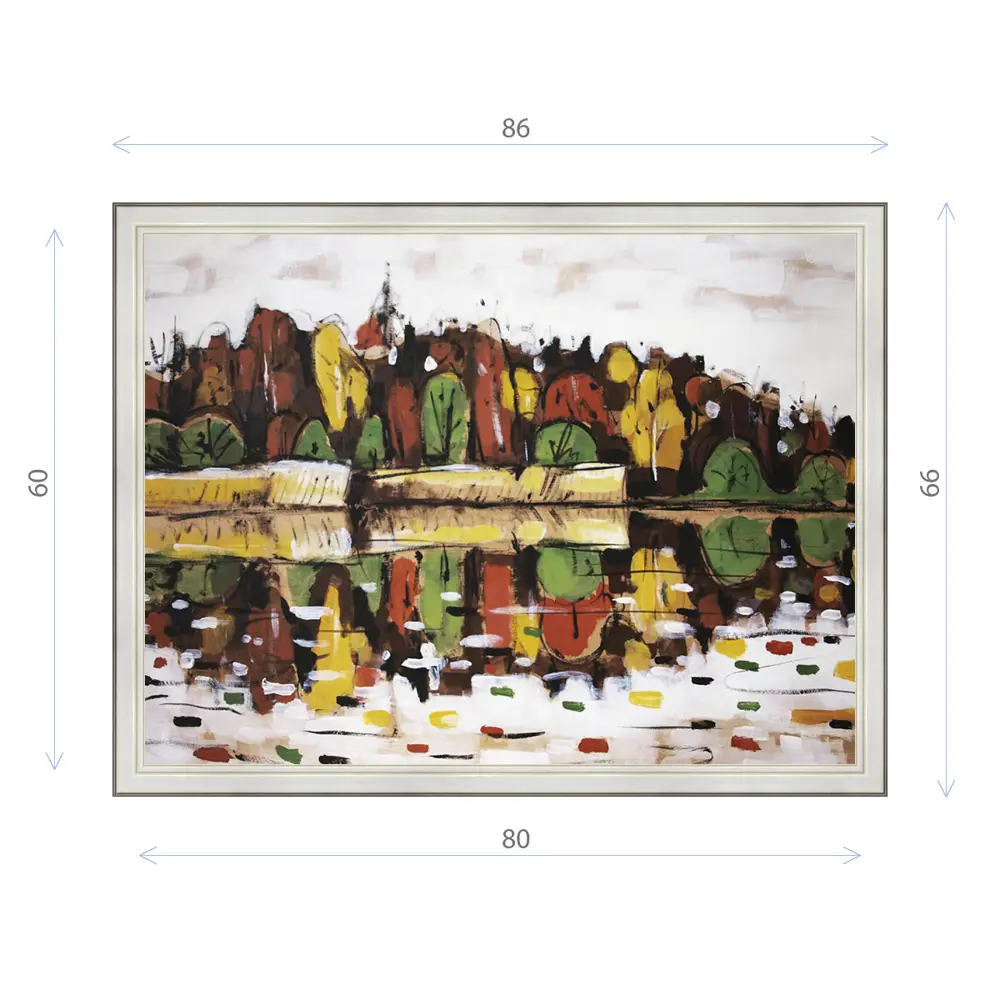 Фото Картина в раме Декор депо Константин Малютин "Покровское-Стрешнево" E20 66x86 см без стекла Фото Картина в раме Декор депо Константин Малютин "Покровское-Стрешнево" E20 66x86 см без стекла