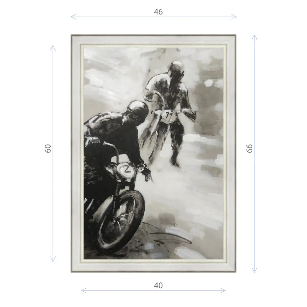 Фото Картина в раме Декор депо Константин Малютин "Мотокросс" E20 66x46 см без стекла Фото Картина в раме Декор депо Константин Малютин "Мотокросс" E20 66x46 см без стекла