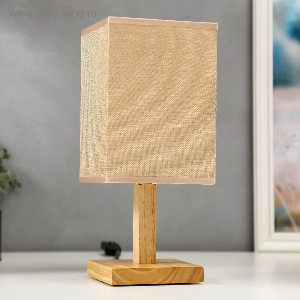 Фото Настольная лампа RISALUX 5249074 16226 FSNL-213 цвет коричневый