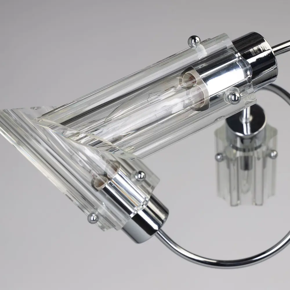 Фото 5 Люстра на штанге Олимпия MW 604110601 6 ламп 12 м² цвет хром