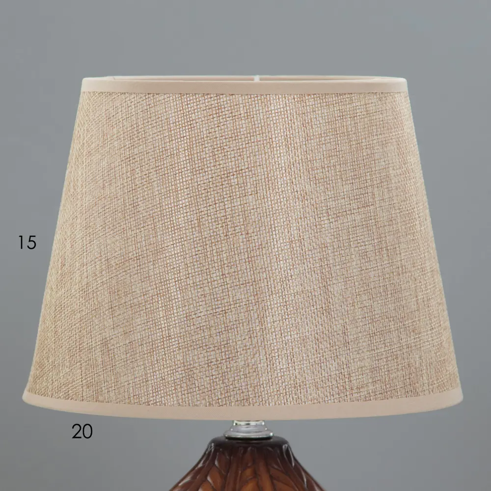 Фото 4 Настольная лампа RISALUX LTL-08 цвет коричневый Фото 4 Настольная лампа RISALUX LTL-08 цвет коричневый