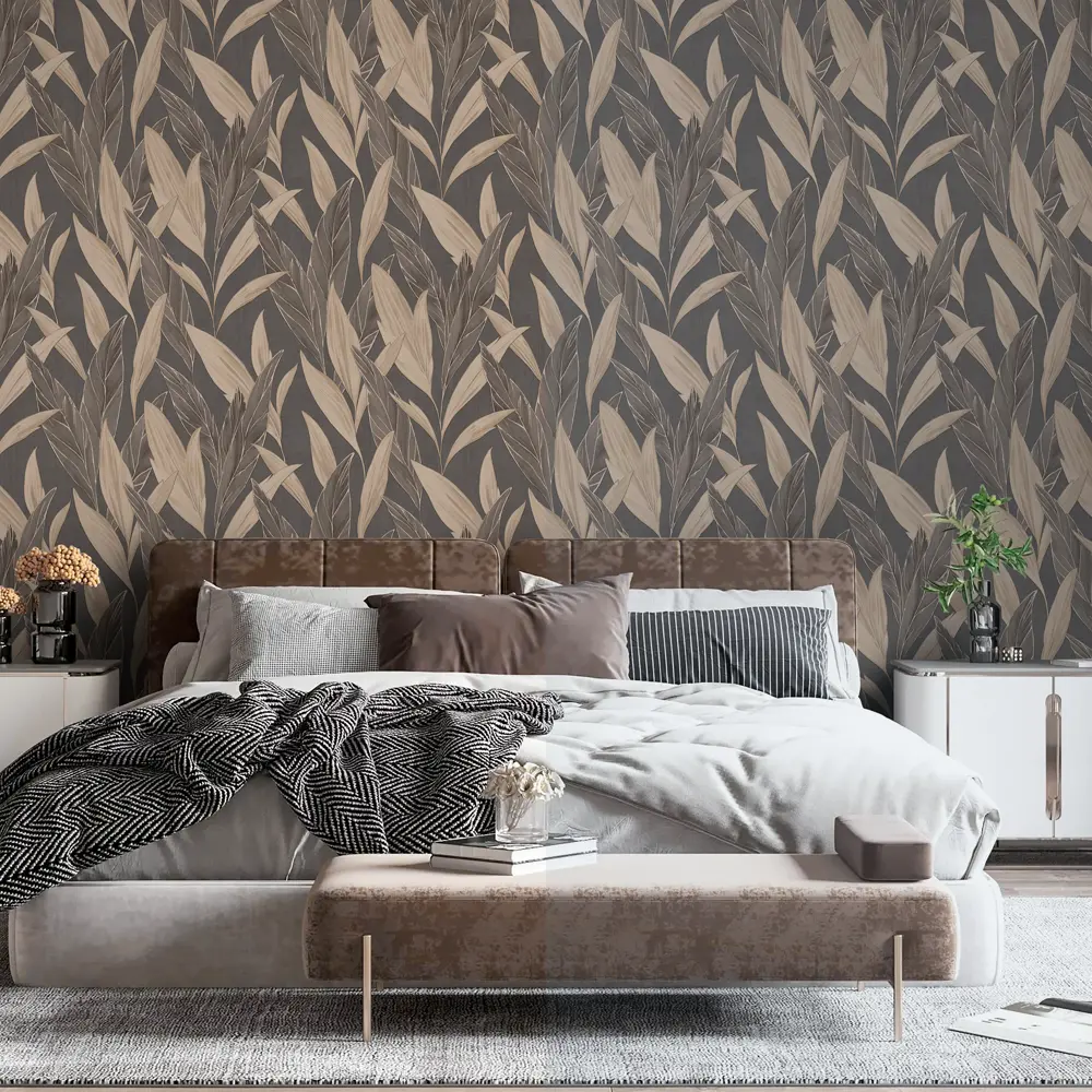 Фото 4 Обои флизелиновые Wallsecret Boho серо-бежевые 8845-26 Фото 4 Обои флизелиновые Wallsecret Boho серо-бежевые 8845-26