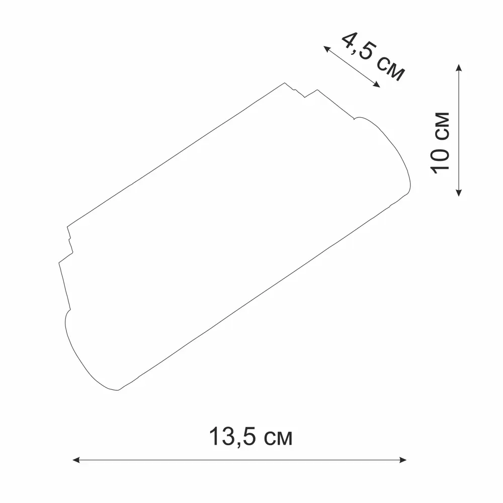 Фото 2 Трековый светильник светодиодный VITALUCE VT0200044-01.1 6 Вт 2 м² цвет черный Фото 2 Трековый светильник светодиодный VITALUCE VT0200044-01.1 6 Вт 2 м² цвет черный