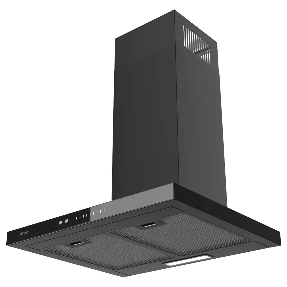 Фото Купольная вытяжка Korting KHC 6989 GN 60 см цвет черный Фото Купольная вытяжка Korting KHC 6989 GN 60 см цвет черный