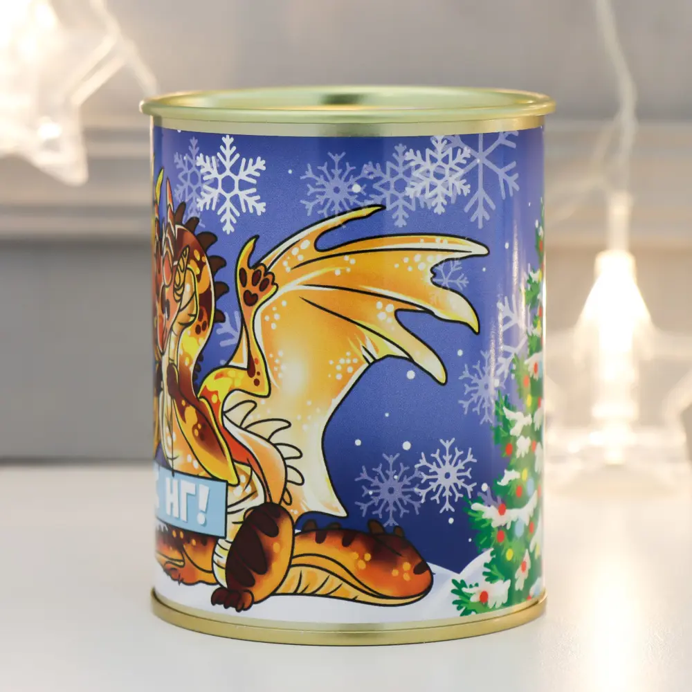 Фото 2 Копилка-банка металл С НГ!