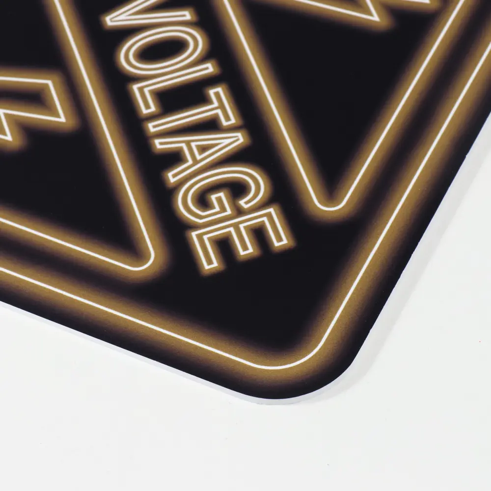 Фото 5 Знак декоративный "Высокое напряжение" 32x32 см пластик