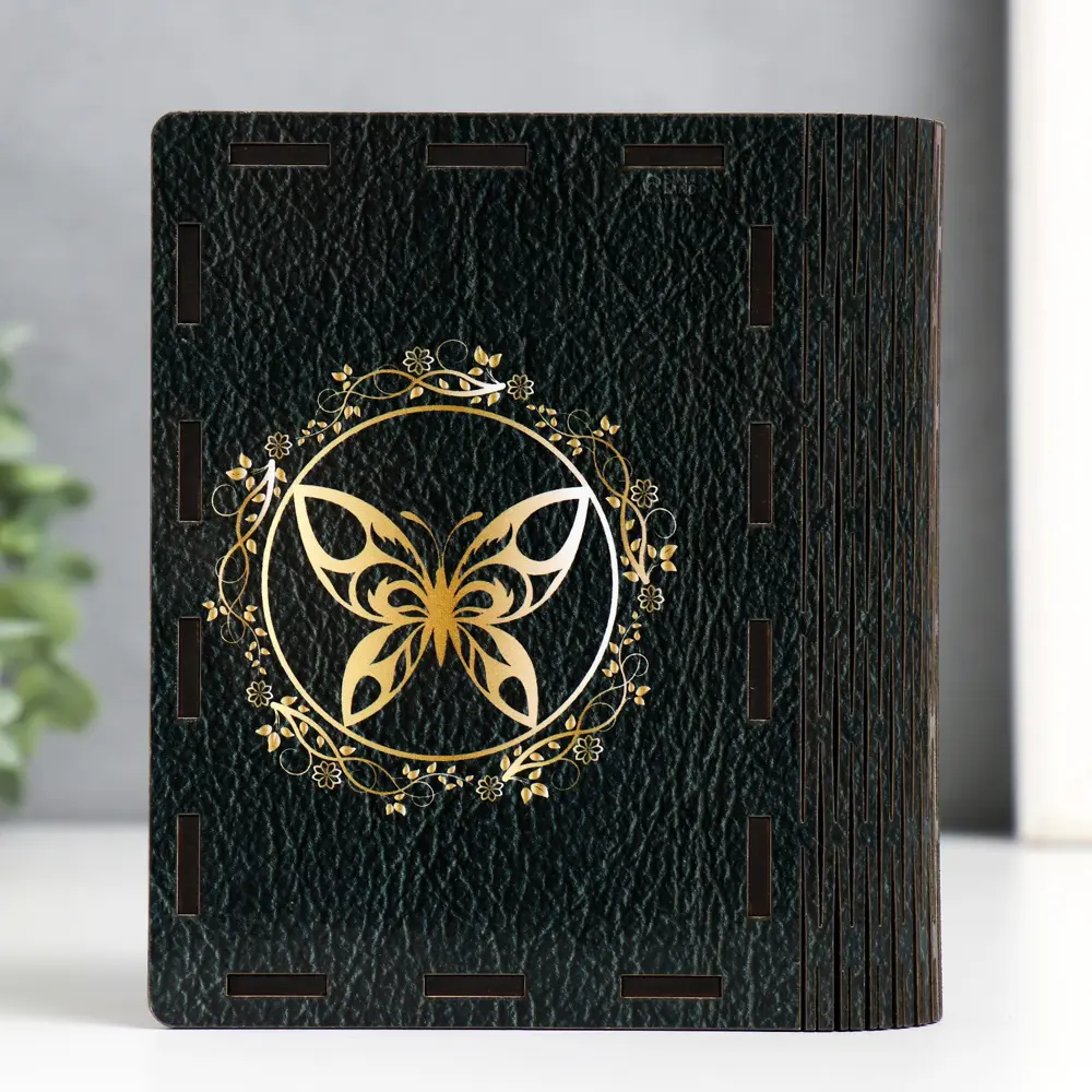 Фото 6 Шкатулка-книга Бабочки Gold 14x12x5 см Фото 6 Шкатулка-книга Бабочки Gold 14x12x5 см