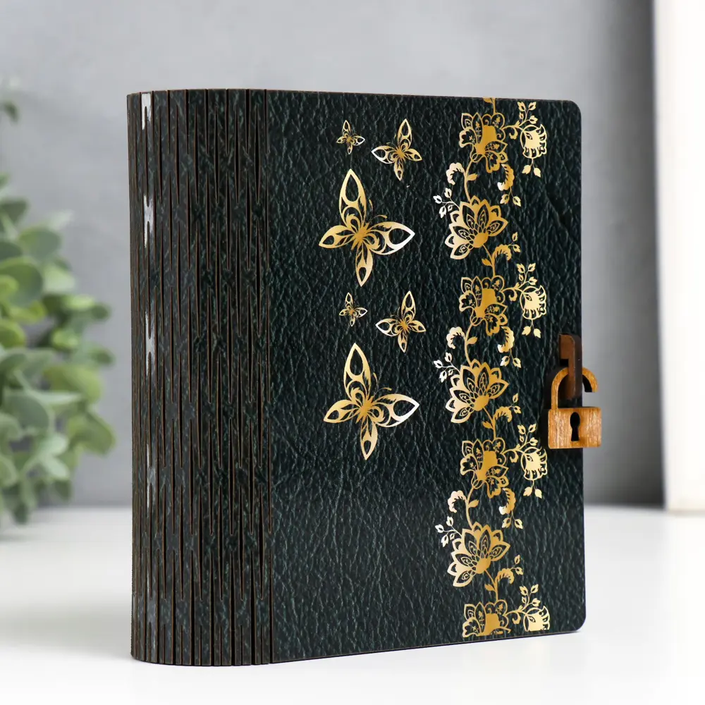 Фото 2 Шкатулка-книга Бабочки Gold 14x12x5 см Фото 2 Шкатулка-книга Бабочки Gold 14x12x5 см