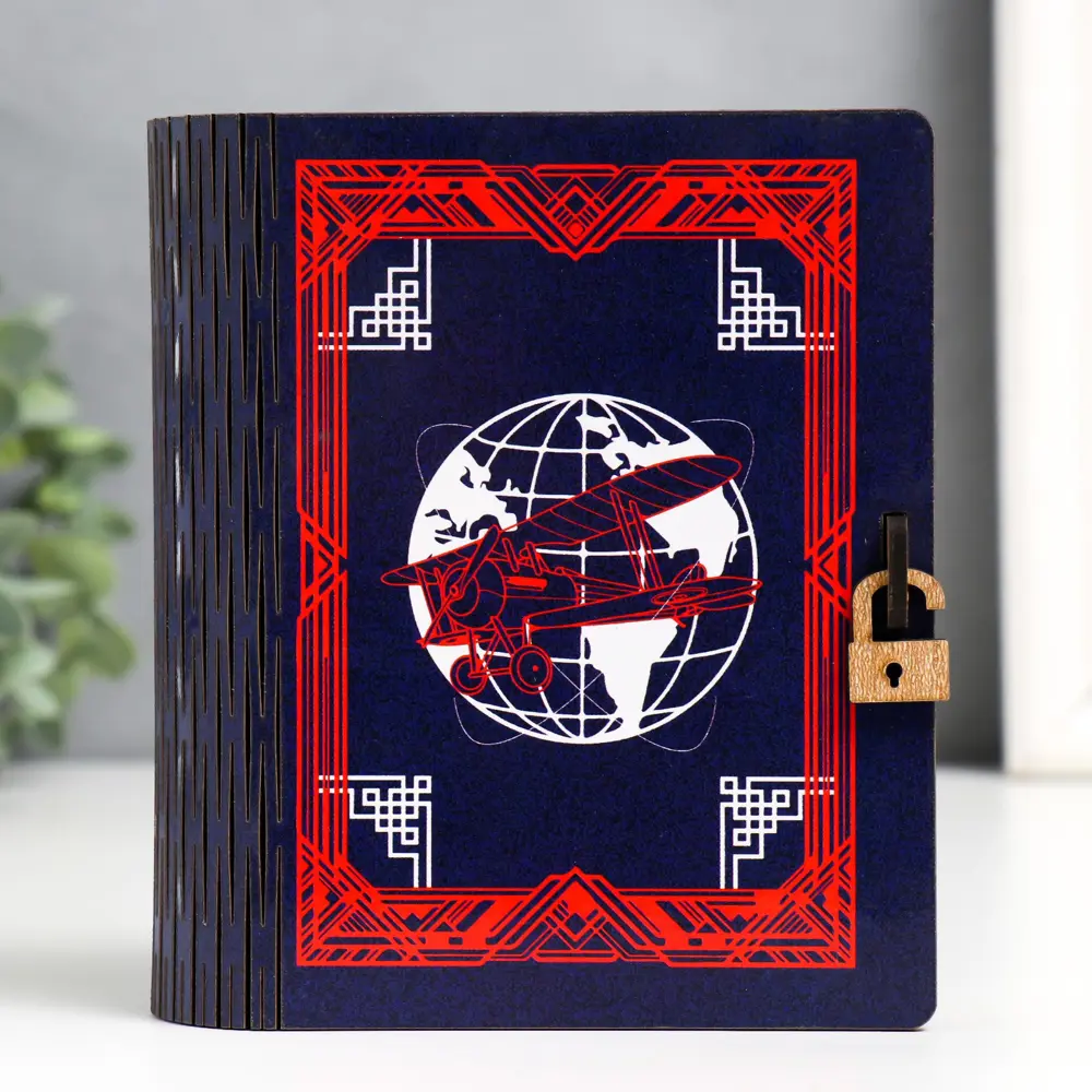 Фото Шкатулка-книга "Самолёты" 14x12x5 см Фото Шкатулка-книга "Самолёты" 14x12x5 см