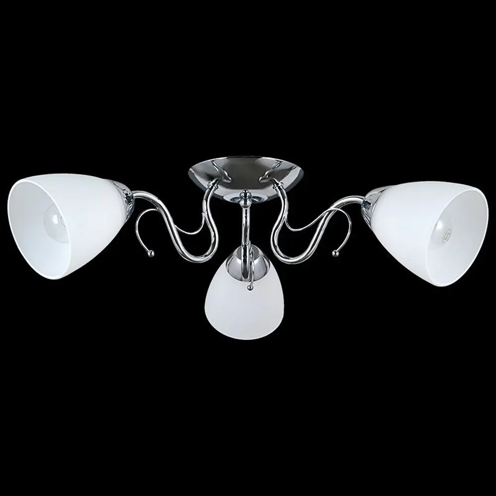 Фото 2 Люстра потолочная Illumico Il9976-3csq-79 cr 3 лампы 6 м² цвет хром Фото 2 Люстра потолочная Illumico Il9976-3csq-79 cr 3 лампы 6 м² цвет хром