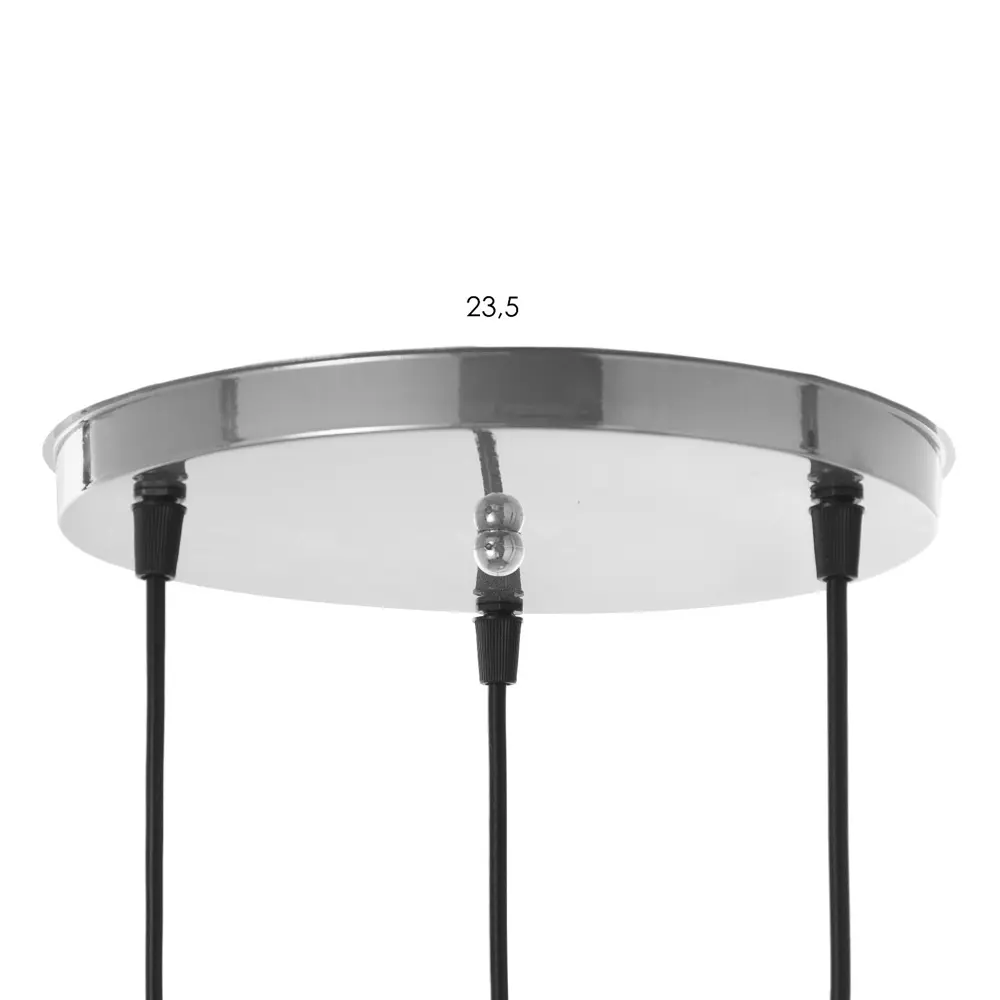 Фото 5 Светильник подвесной Bayerlux 9655677 3 лампы 6 м² цвет хром Фото 5 Светильник подвесной Bayerlux 9655677 3 лампы 6 м² цвет хром