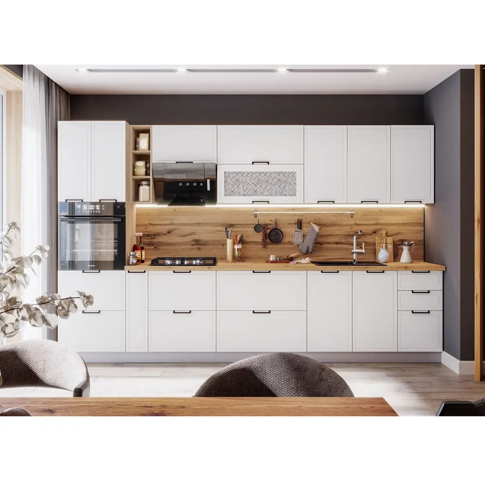 Фото 7 Напольный шкаф под мойку Клик мебель Квадро 80x82.6x47 см ЛДСП цвет дуб сонома